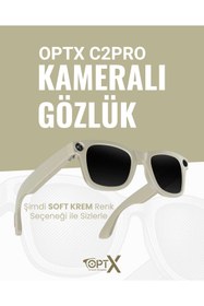 Resim OptX Smart Akıllı Gözlük - Yapay Zeka Gözlük (AI), Kamera, Bluetooth, Müzik, IPX5 (Siyah-Mavi-Krem Renk) 