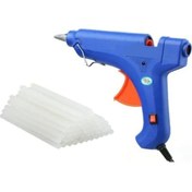 Resim En Güzel Sepetim Sıcak Silikon Tabancası Koruma Anahtarlı Ve 5 Adet Mum Silikon 