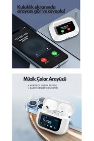 Resim Favors Air Pro 2 Anc Dokunmatik Ekranlı Bluetooth Kulaklık İos Android Tüm Telefonlara Uyumlu Kulaklık 