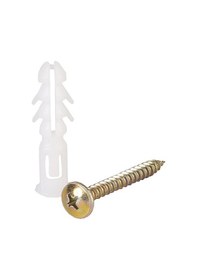 Resim Beyaz Pul Başlı Kalibre Dübel 100 Adet 
