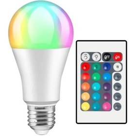 Resim CATA CT-4058 9W E-27 DUY KUMANDALI RGB LED AMPUL 5 ADET 
