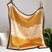 Resim Fernca1 Çizgili Eşarp Ipek Eşarp 70CM Küçük Kare Kafa Bandı Saç Türbanı Kravat Çanta (Yurt Dışından) 