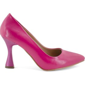 Resim Ayakkabı Fuarı Elit Mst1337c Kadın Stiletto Fuşya 