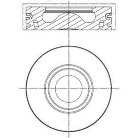 Resim Pıston+segman 0.50 86.50 Mm Ford Transıt V347 2.2 Tdcı 140ps 06- Peugeot Boxer Iıı 9c1q 6110 Eaa 