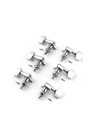 Resim Alice Al-016 Model Krom Kaplama 3 Sağ 3 Sol 6 Adet Akustik Gitar 