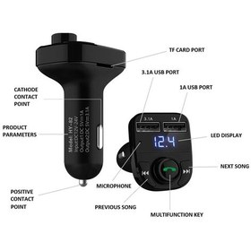 Resim X8 Bluetooth Kablosuz Araç Kiti 
