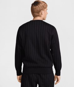 Resim Nike Club Fleece Crew - Siyah / 