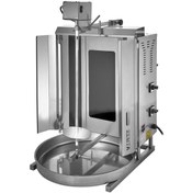 Resim Remta Elektrikli Döner Ocağı Makinası 2 Li Üstten Motor Cam 