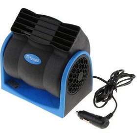 Resim Geeksen Araç İçin Yaprak Olmayan Hava Fanı - Sessiz, Yüksek Güç, Hız Ayarlı Turbin Fan - 301 12v Mavi İngilizce Versiyon 