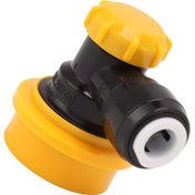 Resim Shineyee 5/16 İnç Kimyasal Dayanıklı Plastik Pp Hızlı Bağlantı, Manuel Kurulum-kaldırma, 8mm Eva Boru İle Direkt Bağlanma, Top Kilitli Gaz/sıvı Girişi, Kompakt Tasarım 