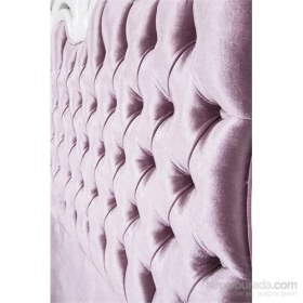 Resim Pudra Pembesi Oymalı Luxory Yatakbaşı 