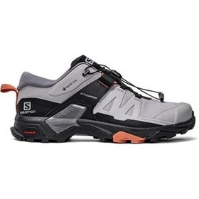 Resim Salomon X Ultra 4 Gtx W Kadın Outdoor Ayakkabı L41623100-alloy/quiet Shade/burnt Sienna Gri - Siyah - Somon 