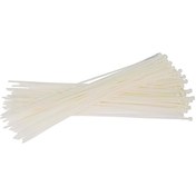 Resim ZEMBİL 1000 Adet Beyaz Plastik Cırt Kelepçe Kablo Bağı 4.8x300mm 