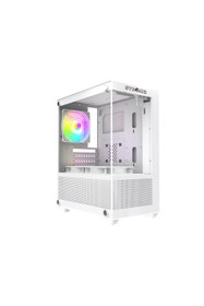 Resim Strong Berry Beyaz 3x 120MM Argb Matx Gaming Bilgisayar Kasası Powersız 