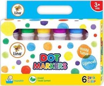 Resim Dot Markers 6lı Yıkanabilir Lino