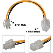 Resim 4 Pin Atx Cpu Power Supply Uzatma Kablosu 12V Güç P4 Dişi Erkek 