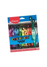 Resim Maped Monster Kuru Boya 24 Lü 