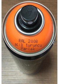 Resim Motip Carat Ral2008 Açık Turuncu Parlak Sprey Boya 400 ML 