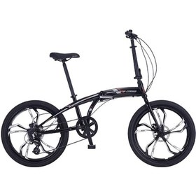 Resim Salcano SLCN 400 24 HD Shimano Altus Katlanır Bisiklet Koyu petro 