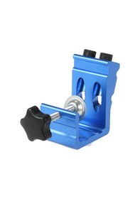 Resim Springsun Ahşap İşçiliği Eğik Delik Bulucu Ahşap İşçiliği Eğik Delik Bulucu Delik Delme Eğik Göz Makinesi Mavi 