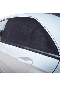 Resim Araba Yan Cam Perdesi Güneş Önleyici Araç Içi Güneşliği Için Sinekliği Koruyucu Örtü 