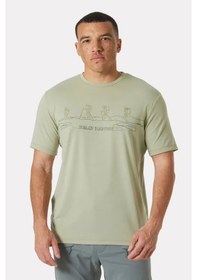 Resim Helly Hansen Skog Recycled Graphic T-shirt Hha.63082 463 Turuncu 