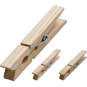 Resim Volkan Plastik Çamaşır Mandalı 144 Adet Doğaya Zararsız, Dayanıklı ve Kullanışlı 