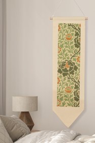 Resim William Morisse Duvar Halısı, Sanat Serisi Dekor, 100cm Kanvas Flama Askılı Duvar Örtüsü NO:688 - Renkli - 1 / 30 x 100 