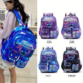 Resim 4 farklı renkte kullanılabilir olan A Stitch Sırt Çantası, büyük kapasiteye sahip ve baskılı tasarımı ile, yükü azaltmak için tasarlanmış ve hem erkekler hem de kadınlar için uygun. 