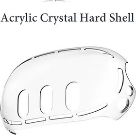 Resim Rokeblau VR Accessories for Meta Quest 3, Acrylic Crystal Material Hard Shell Cover for Quest 3 Headset, Breathable Front Protective VR Scratch-Resistant Shell Dust-Proof & Water Proof (Transparent) 