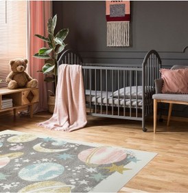 Resim Eko Halı Eko Kids Kds 23 Pastel Hav Toz Vermez Çocuk Odası Halısı - 120x180 
