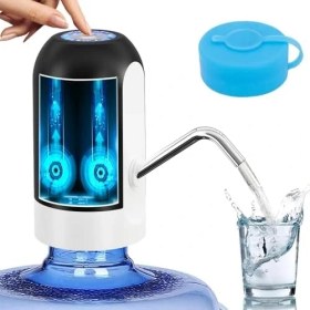 Resim Myvision Otomatik Içme Suyu Pompası, USB Şarj, Evrensel 5 Galon Şişe Için Taşınabilir Elektrikli Su Sebili Anahtarı - Siyah 