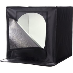 Resim Soligor 80x80cm Ürün Çekim Çadırı Ledli Professional 