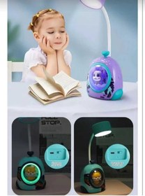 Resim Genel Markalar Çok Renkli Sevimli Hayvan Kabinli Çocuk Masa& Gece Lambası RGB LED Esnek Başlıklı Gece Lambası 