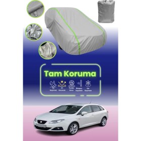 Resim Dokaca Neo Gri Neon Fitilli Seat Ibiza 4 St Uyumlu Oto Branda Araba Brandası Koruma Örtüsü 