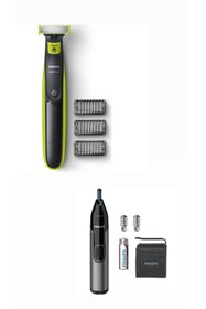 Resim Philips Kaş, Burun Ve Kulak Kılı Düzeltici - Nt3650/16 + Qp2724/20 Oneblade Şekillendirici 