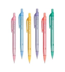 Resim Versatil Kalem Mekanik Uçlu Kurşun Kalem Crystal X 0.7mm 6 Trans Renk 48 Li Stand K1930 Karışık 