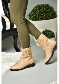 Resim Fox Shoes R312222109 Ten Alçak Tabanlı Kadın Bot Ten 