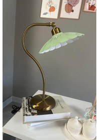 Resim Risso Mint Masa Lambası Dekoratif Abajur Çocuk Odası Başucu Lambası Okuma Lambası Mint 