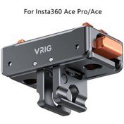 Resim Lasonstiges Vrıg Manyetik Hızlı Çıkarma Plaka Kelepçesi Insta360 Ace / Ace Pro Action Kamera Tripod Adaptörü Montaj Plakası Ve Koruyucu Kapak 