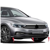 Resim Vw Passat B8.5 Krom Ön Tampon Alt Çıtası 3 Parça 2019 ve Sonrası 