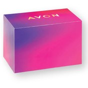 Resim Avon Kırmızı Ve Mor Tonların Karton Hediye Kutusu 
