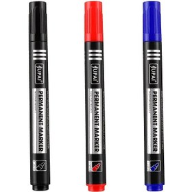 Resim 3 renkli yağ bazlı marker kalem, hızlı kuruyan, su geçirmez, solmayan, silinmez, su geçirmez marker kalem 