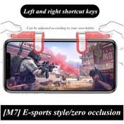 Resim M7-kırmızı-m7 Cep Telefonu Oyunu Pubg Denetleyicisi Ios Iphone Uyumlu Android İçin L1 Gamepad Joystick Joystick & Gamepad 45434642 