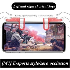 Resim M7-kırmızı-m7 Cep Telefonu Oyunu Pubg Denetleyicisi Ios Iphone Uyumlu Android İçin L1 Gamepad Joystick Joystick & Gamepad 45434642 