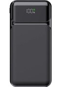 Resim Powerboost Nıght 125b 10000mah 22.5w Dahili Kablolu Lcd Siyah Taşınabilir Şarj Cihazı Powerbank Siyah 