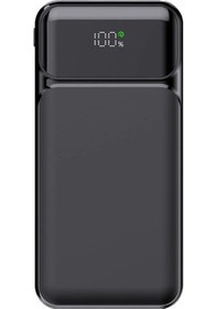 Resim Powerboost Nıght 125b 10000mah 22.5w Dahili Kablolu Lcd Siyah Taşınabilir Şarj Cihazı Powerbank Siyah 