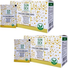 Resim Sundex Calcium Three Mag 2 x 30 Saşe 