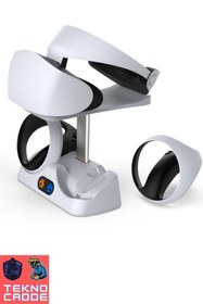 Resim beboncool TP5-2515 Ps5 Playstation VR2 Sanal Gerçeklik Gözlüğü Dock PSVR2 Tutucu Şarj Stand 