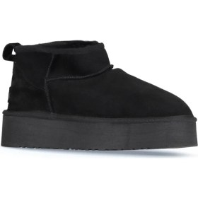 Resim Bueno Shoes Siyah Süet Kadın Dolgu Topuklu Bot 05AG2074054 05AG2074054 